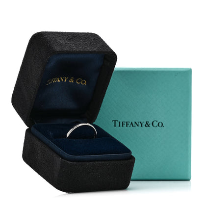 Tiffany Platinum 2mm Classic Wedding Band Ring 52 6 5 of 5