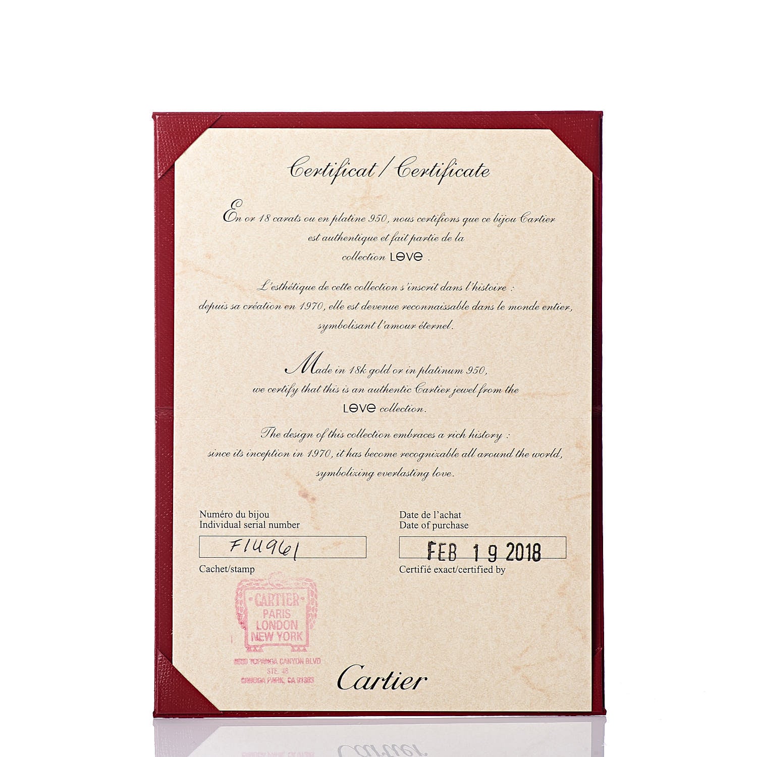 Cartier 18K Pink Gold 3.5mm LOVE Wedding Band Ring 59 8.75 6 of 6