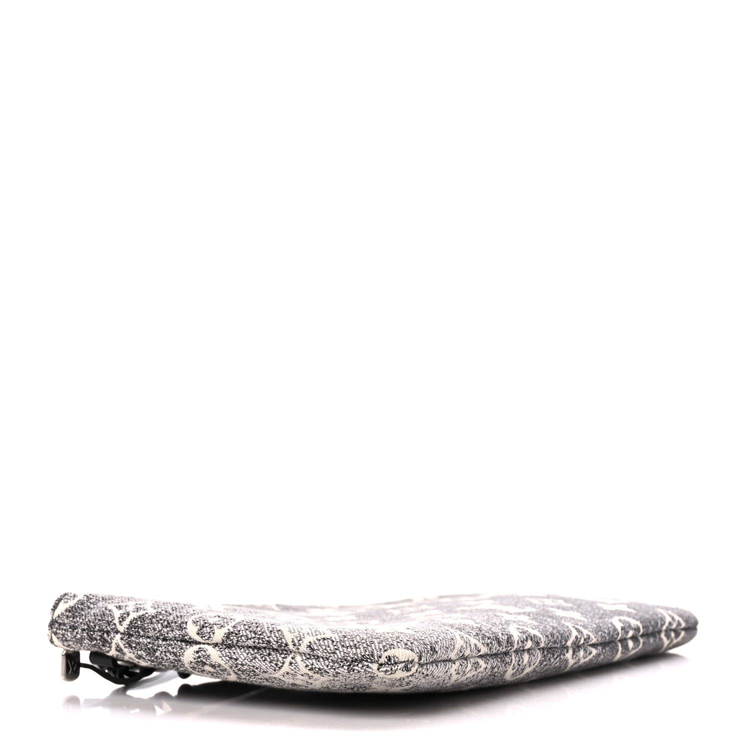 Louis Vuitton Denim Monogram Jacquard Neverfull MM GM Pochette Gray 4 of 9