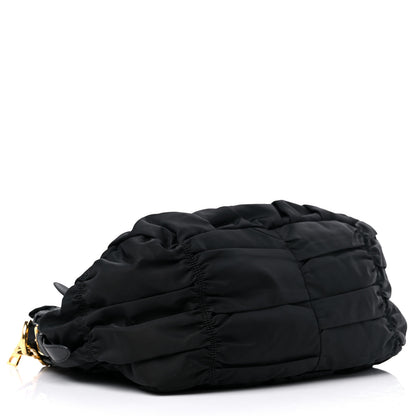 Prada Tessuto Nylon Gaufre Tote Black 4 of 12