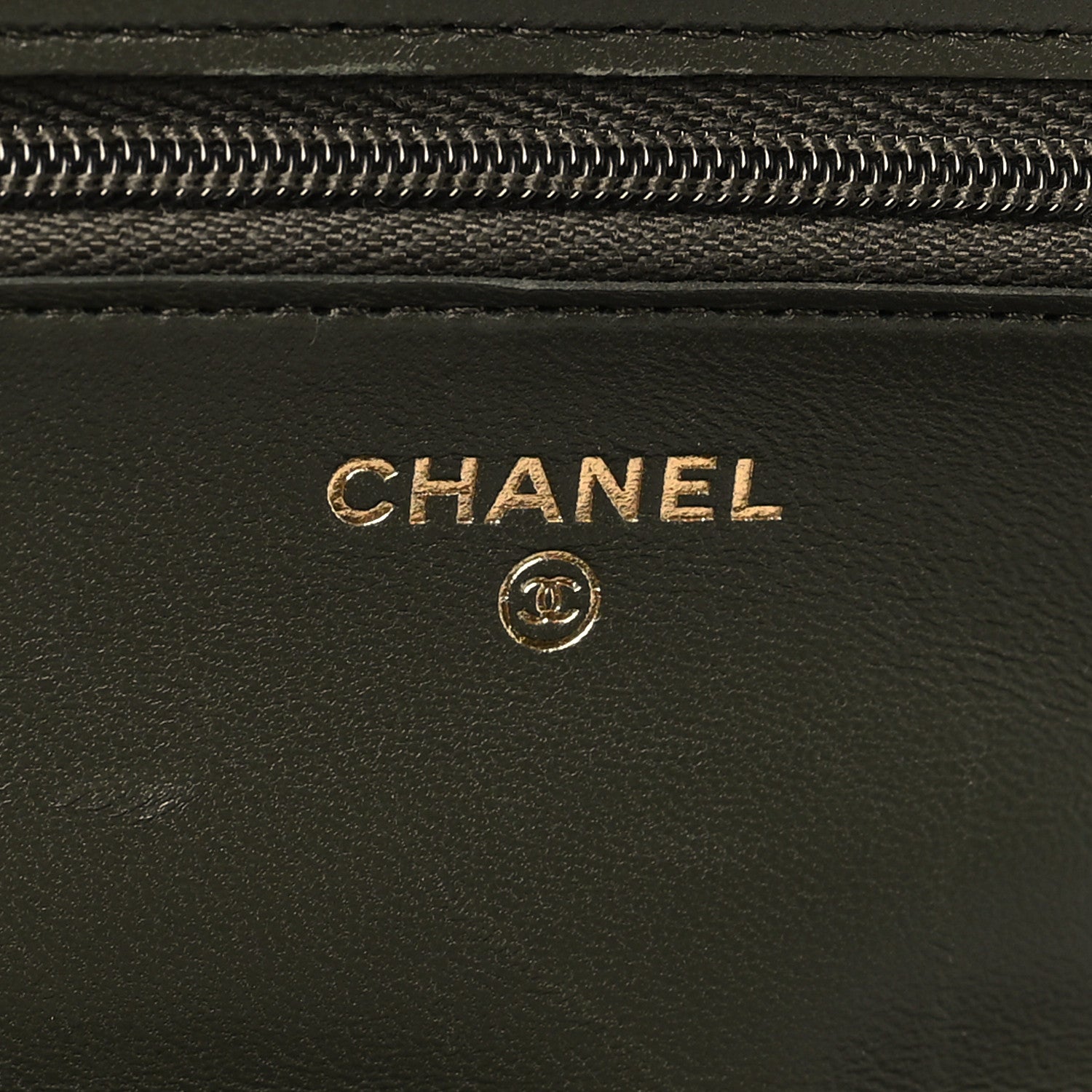 Chanel Lambskin Quilted Pick Me Up Wallet On Chain WOC Green 6 of 11