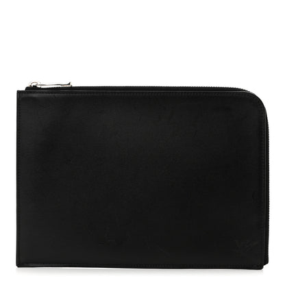 Louis Vuitton Calfskin Souple Pochette Jour PM Black 1 of 12