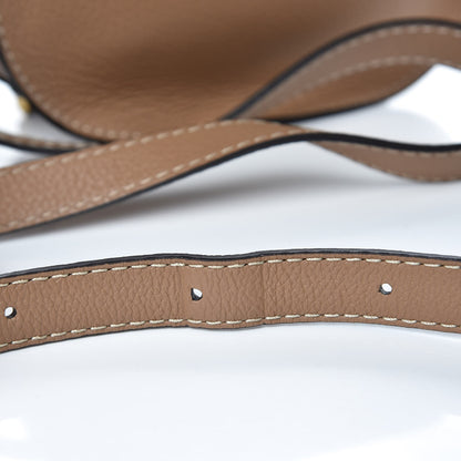 Chloe Calfskin Mini Marcie Round Crossbody Bag Nut 9 of 9