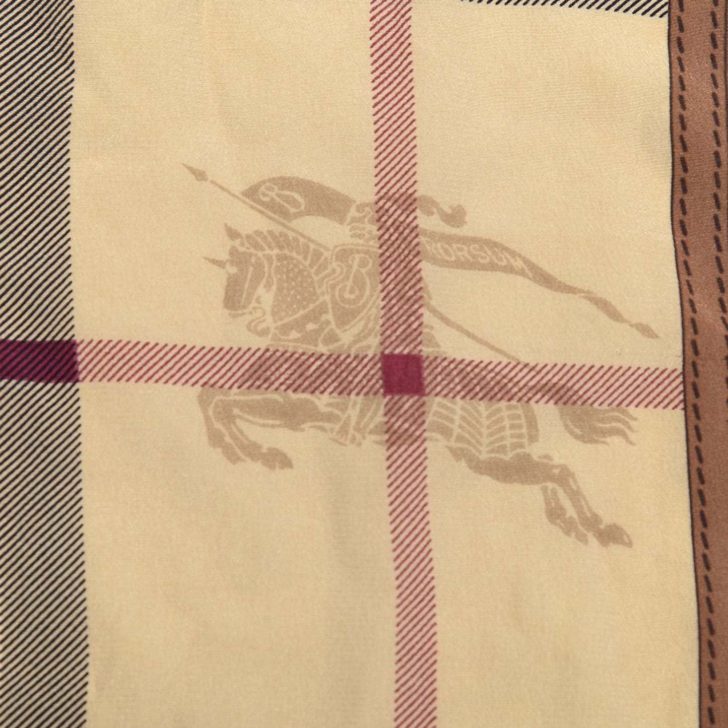Modal Cashmere Haymarket Check Scarf Bronze