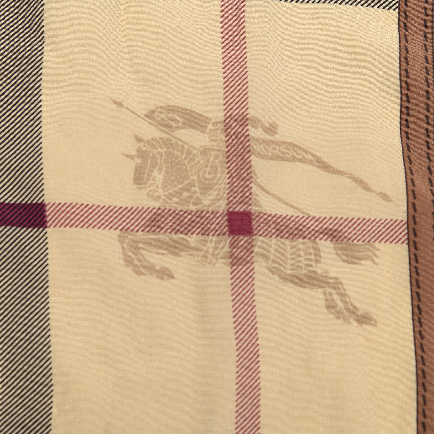 Burberry Modal Cashmere Haymarket Check Scarf Bronze 4 of 7