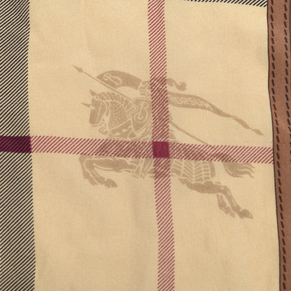 Burberry Modal Cashmere Haymarket Check Scarf Bronze 4 of 7