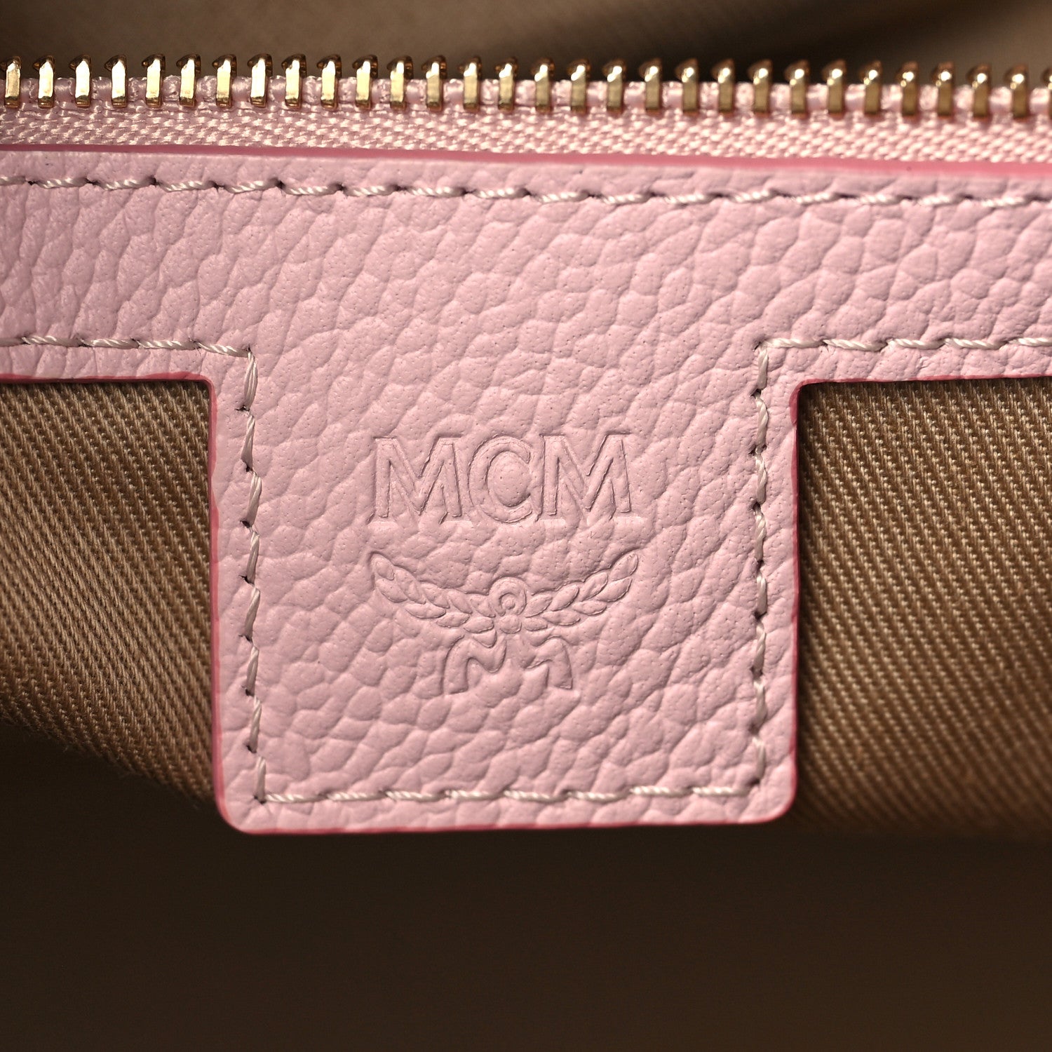 MCM Visetos Medium Aren Hobo Powder Pink 6 of 9