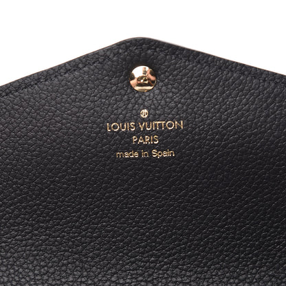 Louis Vuitton Empreinte Sarah Wallet NM Black 6 of 8