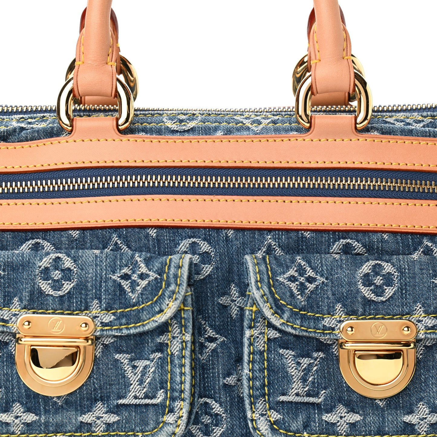 Monogram Denim Neo Speedy Blue