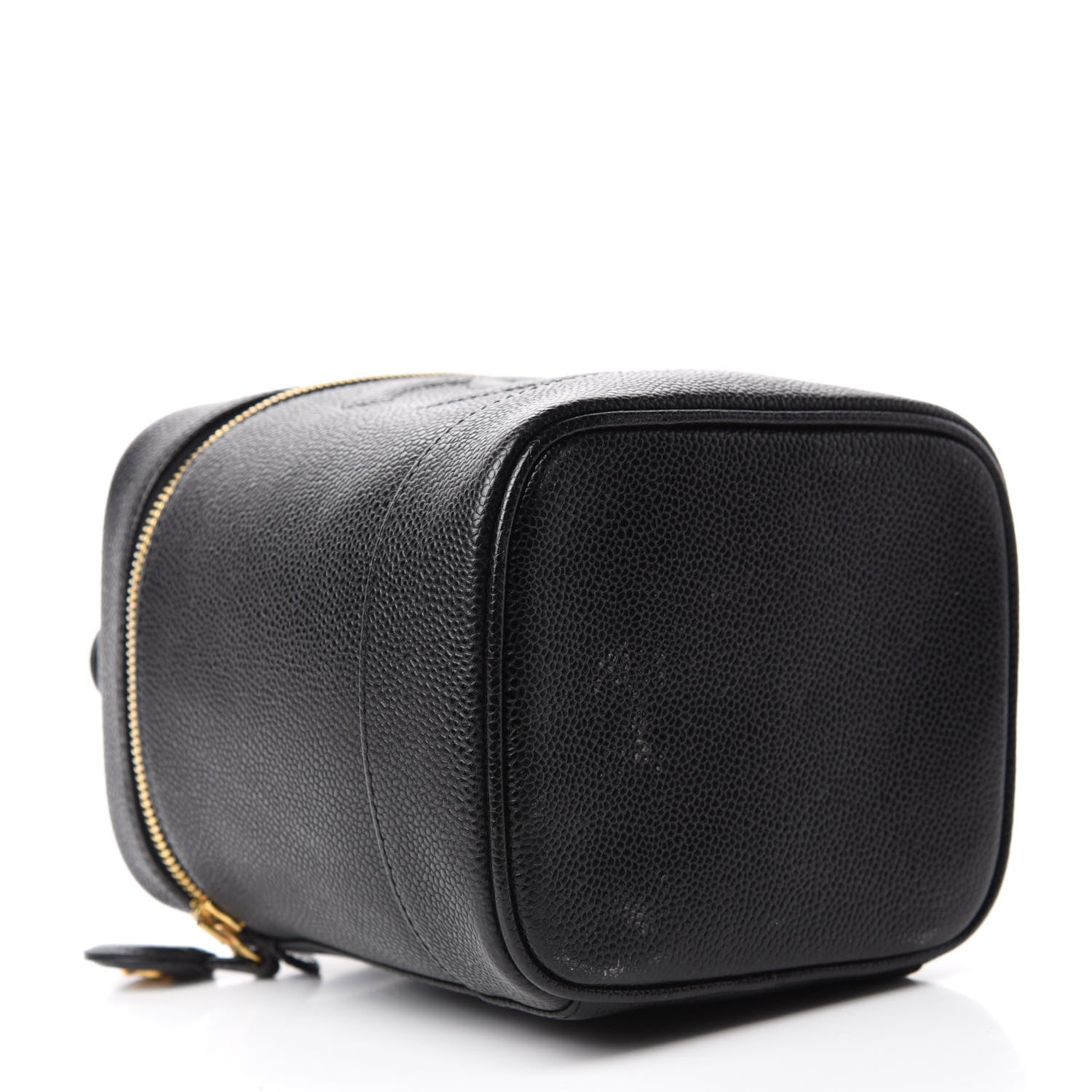 Chanel Caviar Cosmetic Vanity Bag Black 4 of 8