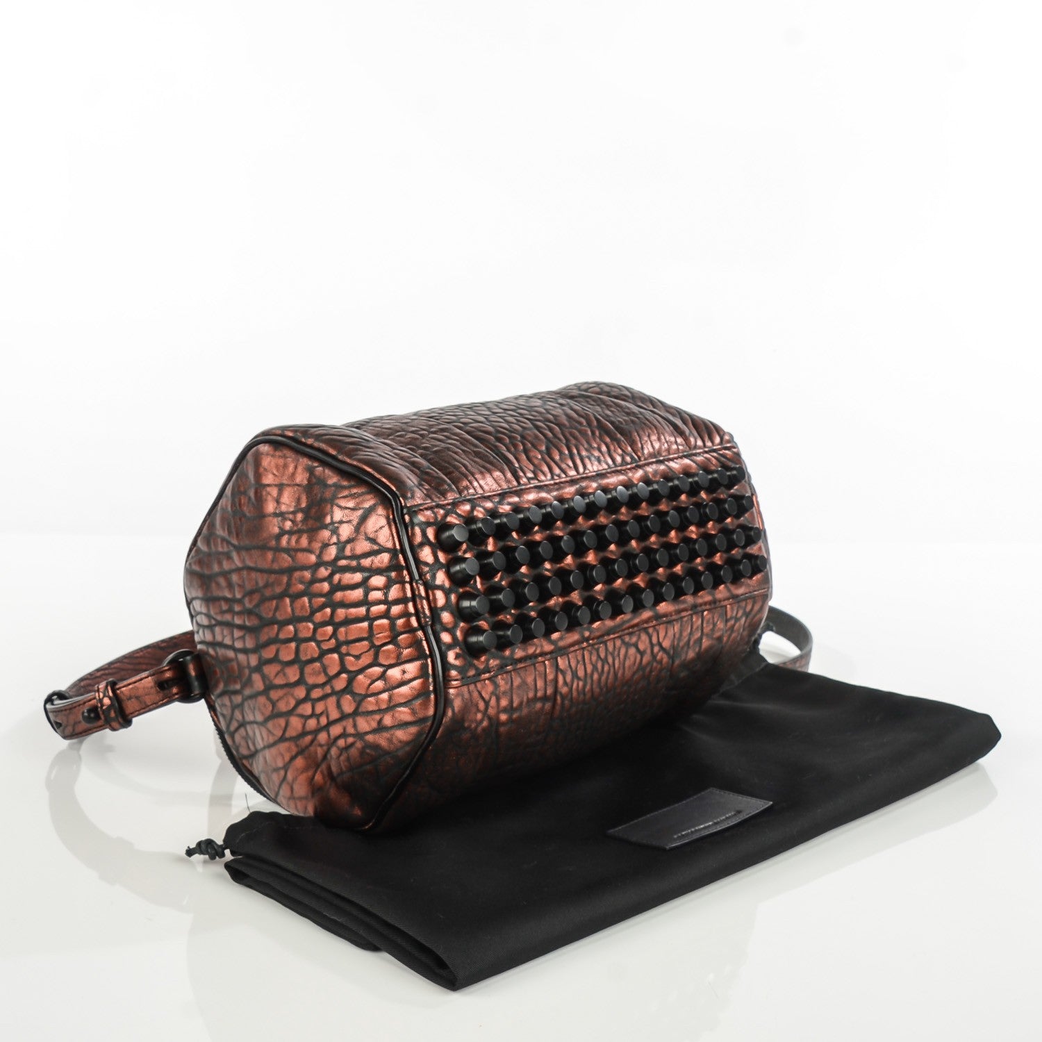 Alexander Wang Lambskin Rockie Bronze Matte Black Hardware 5 of 10