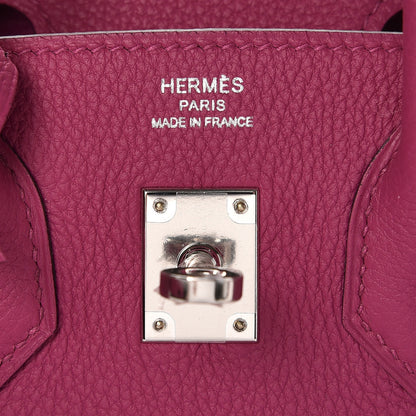 Hermes Togo Birkin 25 Rose Pourpre 22 of 36