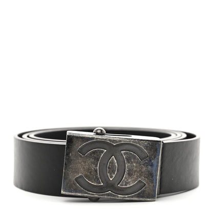 Chanel Calfskin CC Belt 95 38 Black 1 of 6