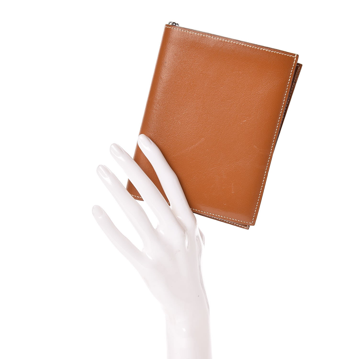 Hermes Chevre Passport Wallet Gold 2 of 16
