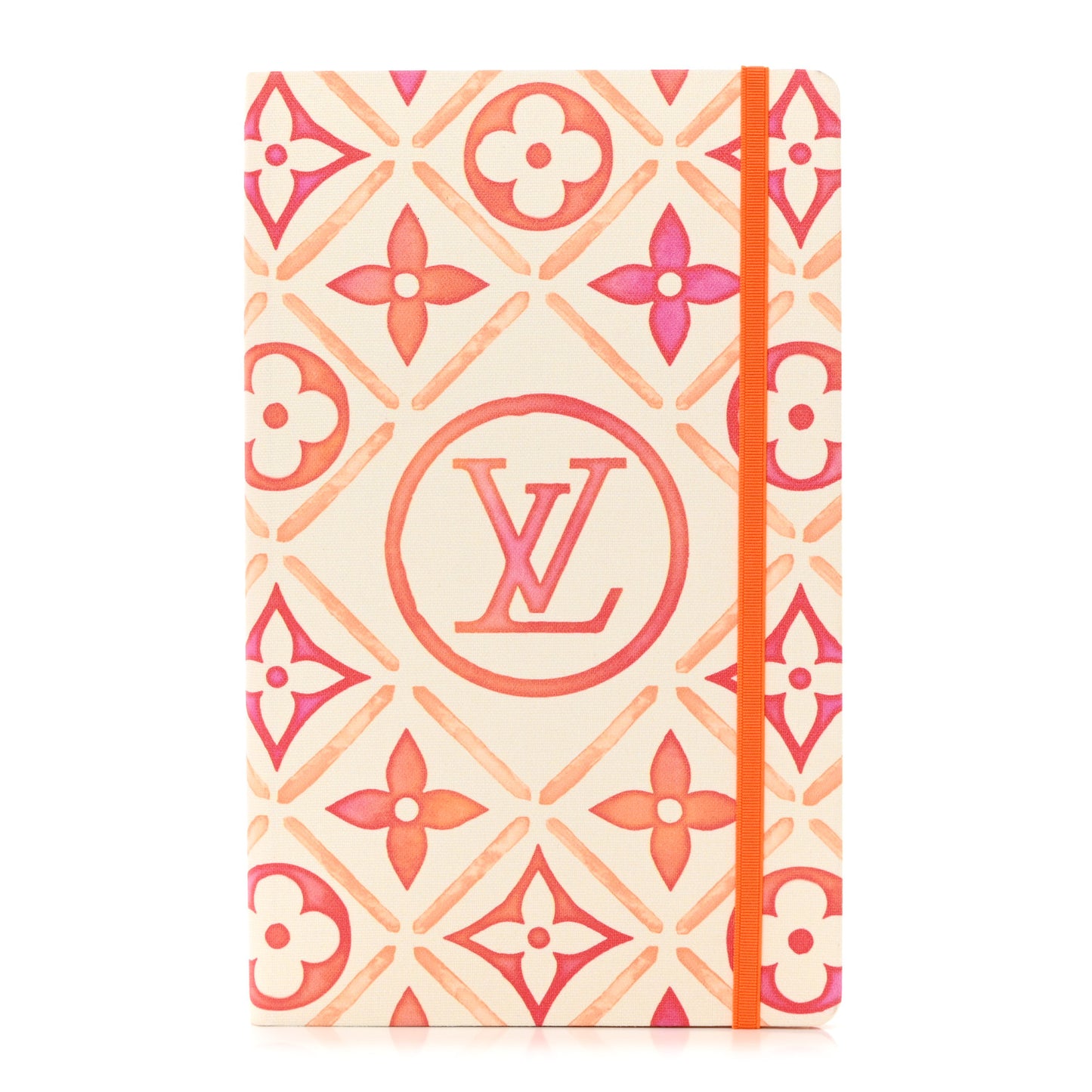 Monogram Watercolor Aquarelle Notebook White