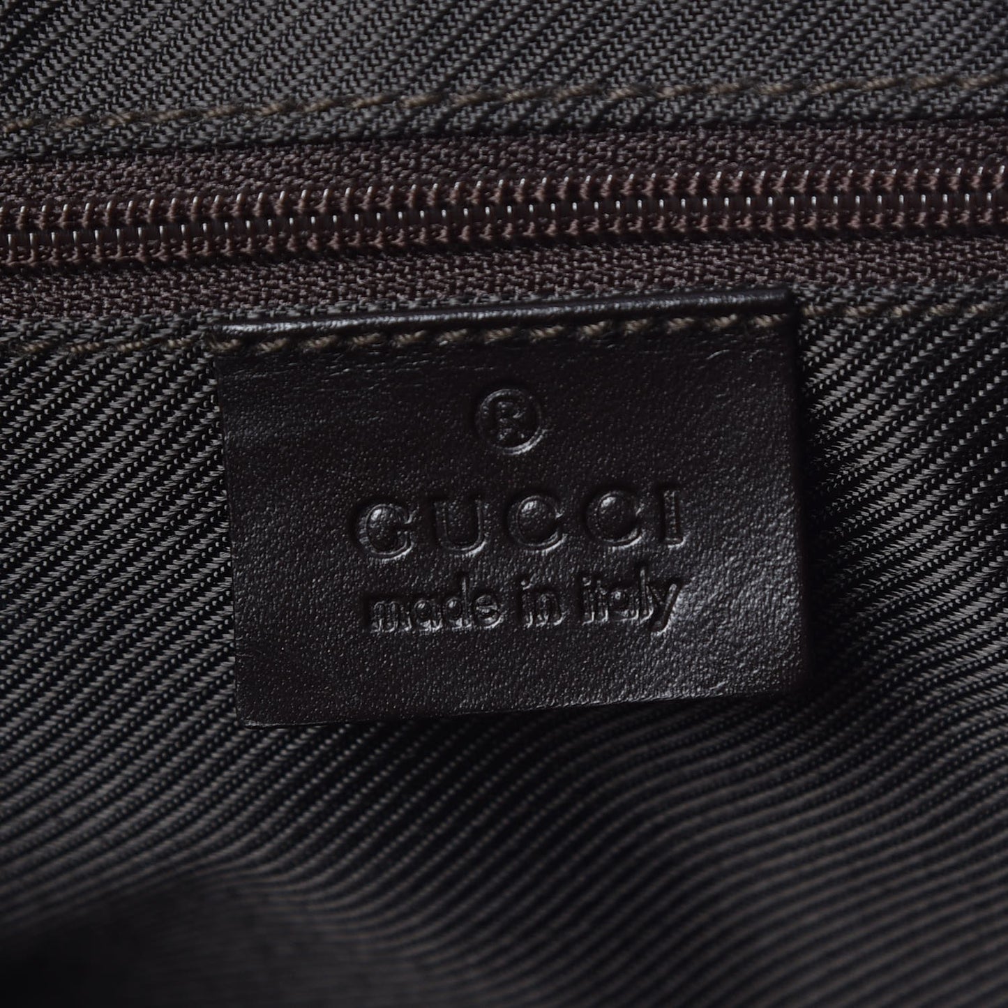Monogram Web Small Jackie O Hobo Dark Brown