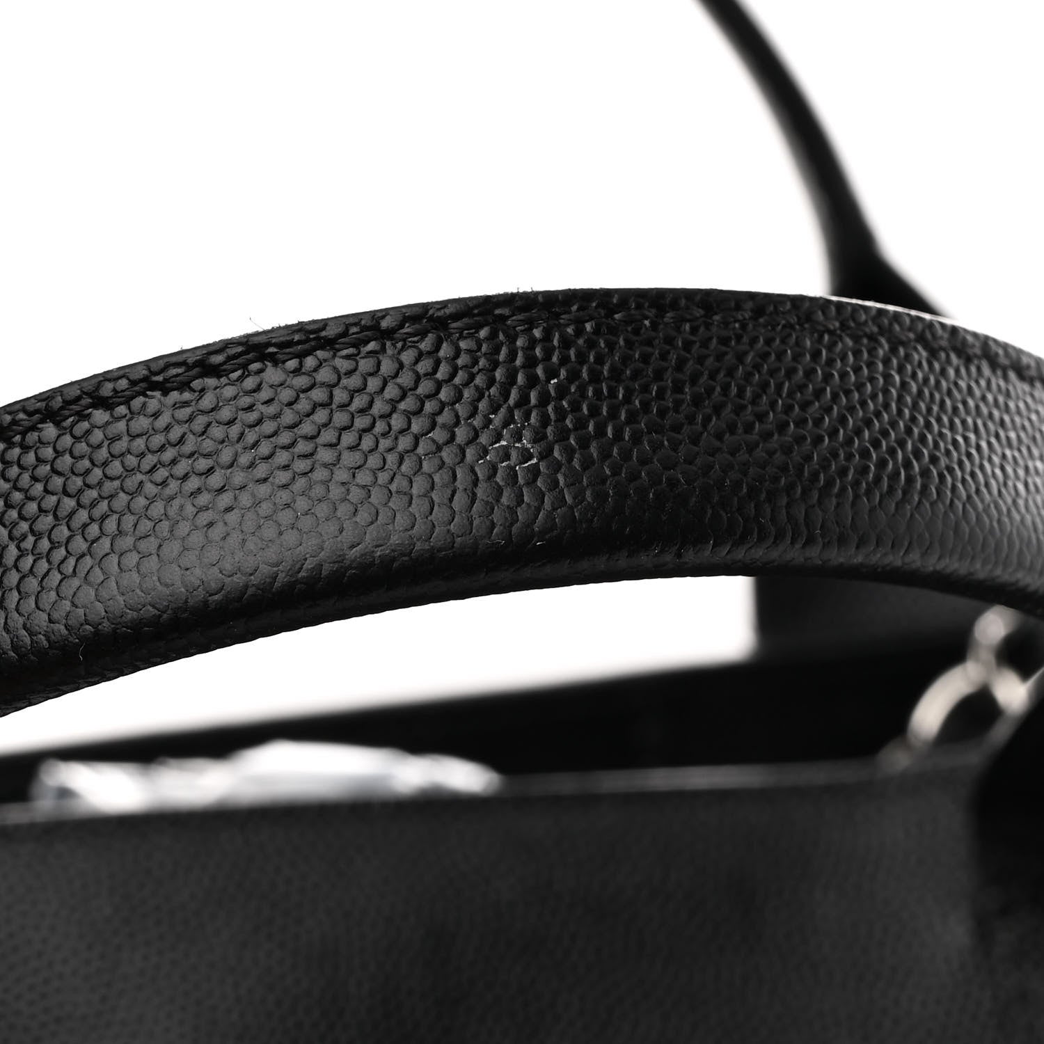 Chanel Caviar Small Studded Deauville Tote Black 12 of 13
