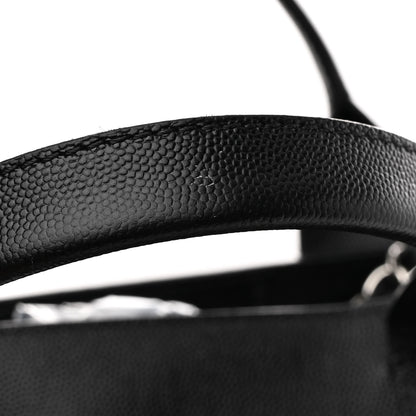 Chanel Caviar Small Studded Deauville Tote Black 12 of 13