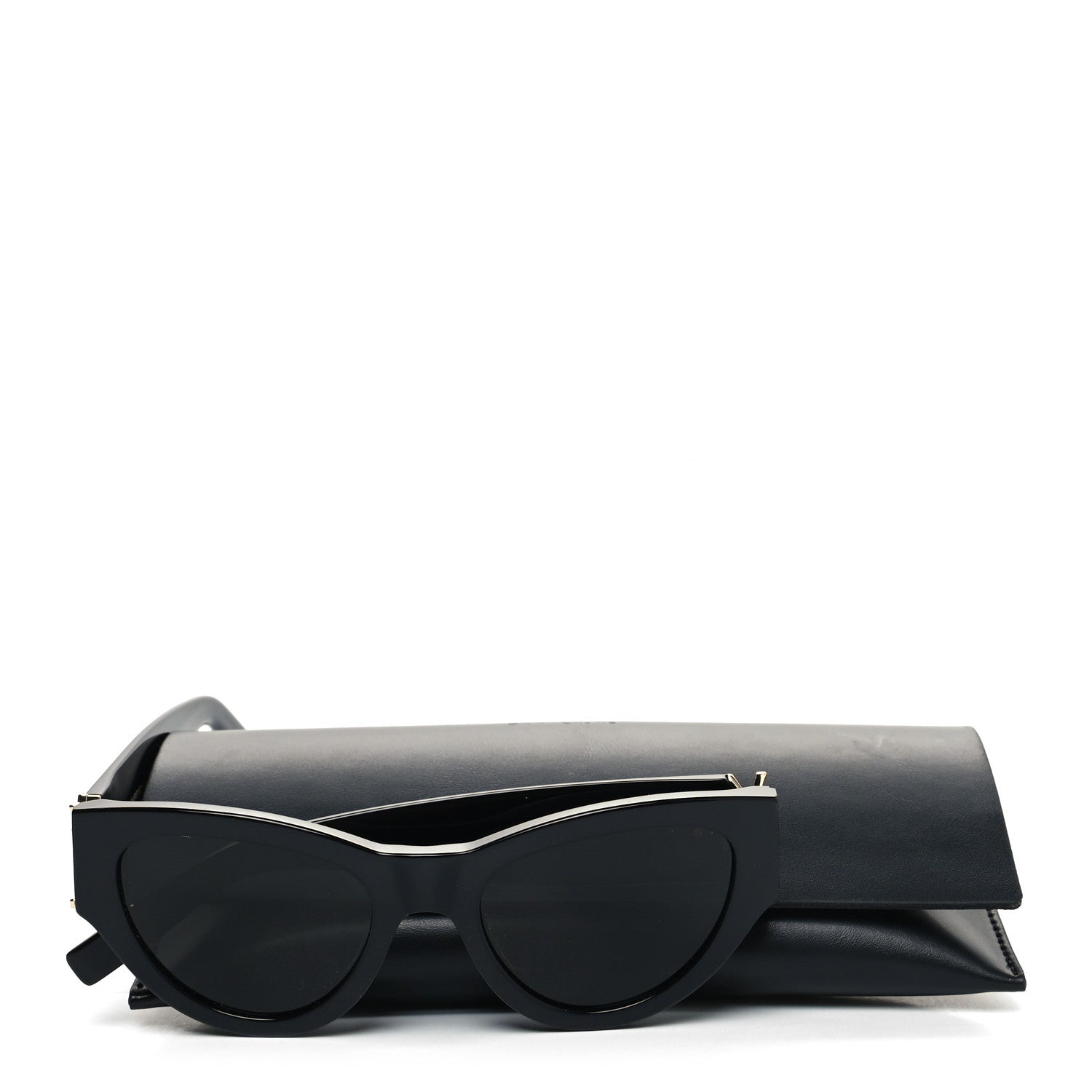 Saint Laurent Acetate Sunglasses SL M94 Black 8 of 8