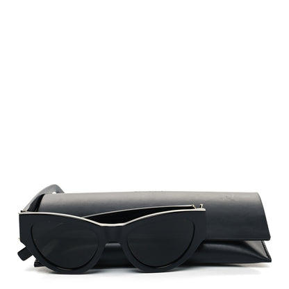 Saint Laurent Acetate Sunglasses SL M94 Black 8 of 8