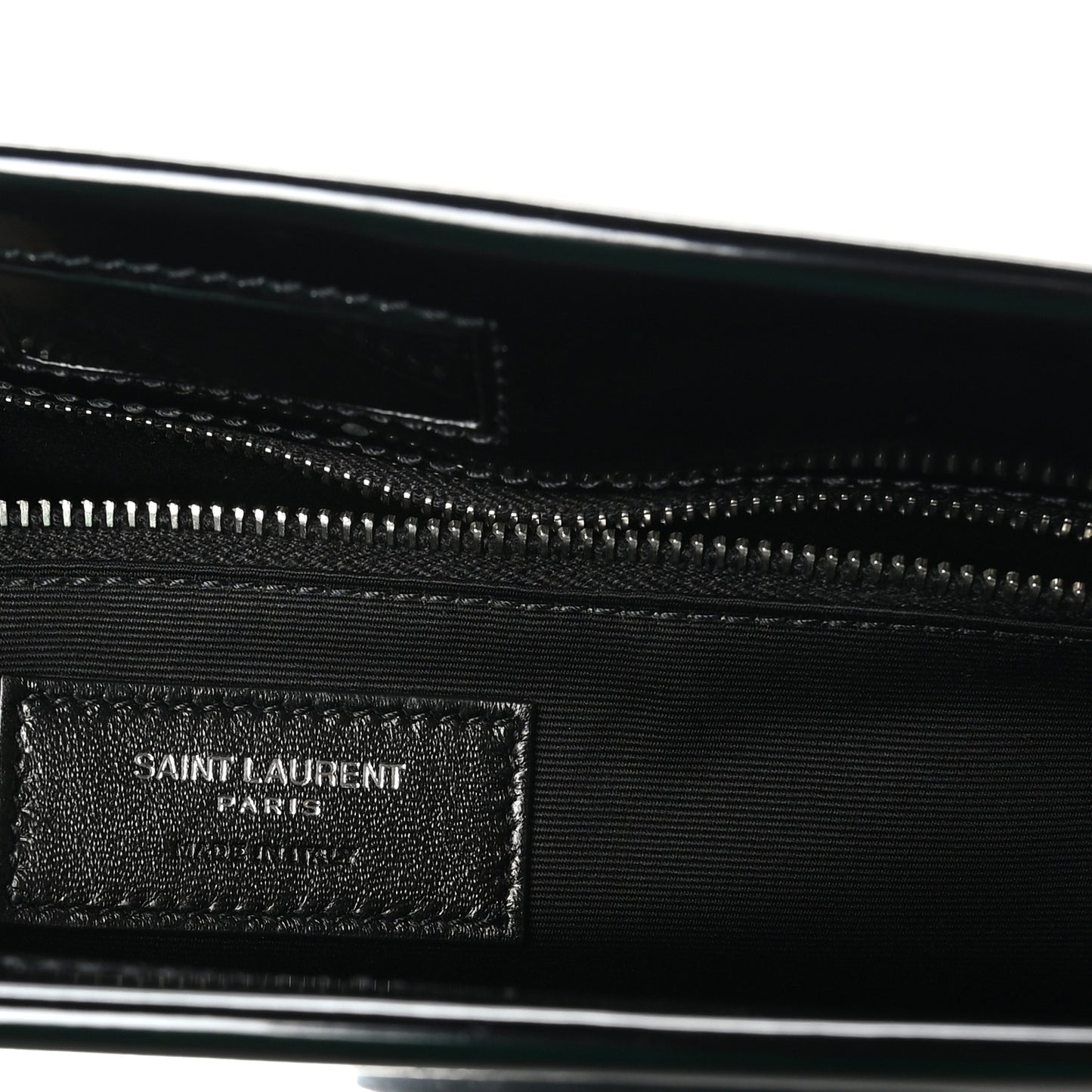 Patent Calfskin Suzanne Shopping Tote Black