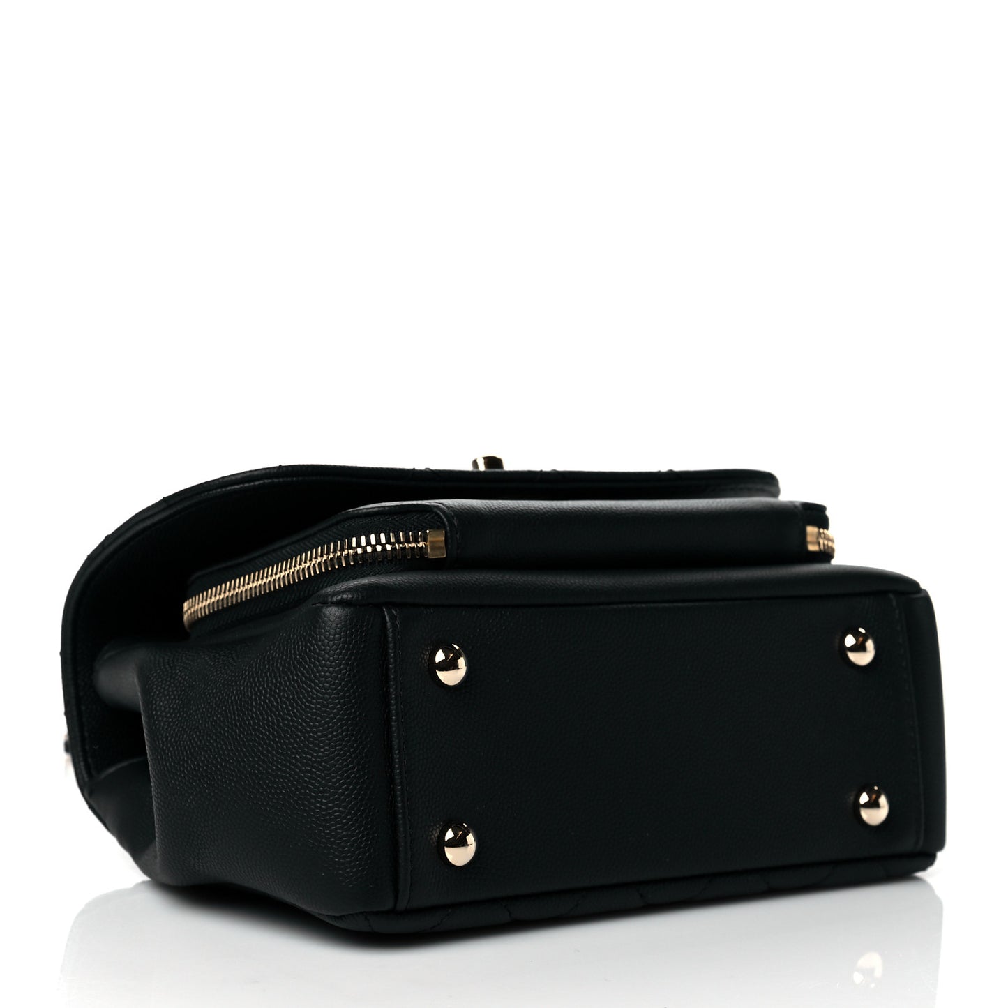 Caviar Quilted Small Business Affinity Flap Black