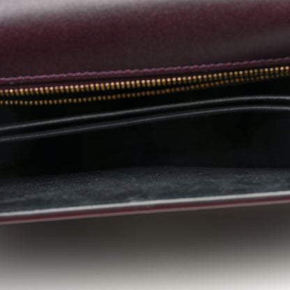 Alexander McQueen Calfskin Knuckle Shoulder Bag Burgundy 5 of 11