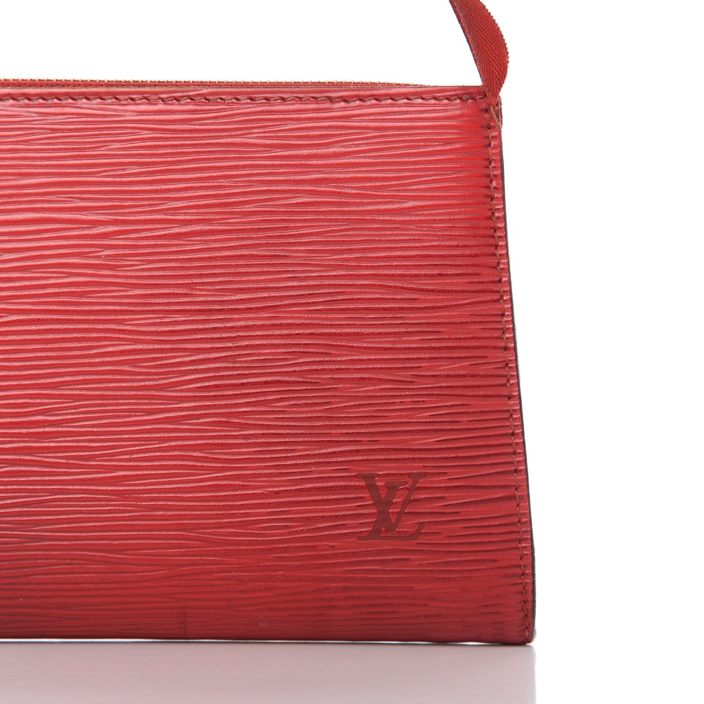 Epi Pochette Accessories 24 Castillan Red