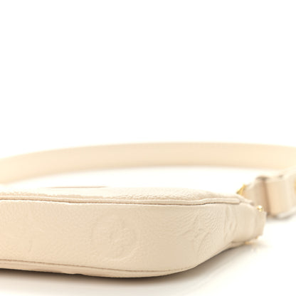 Louis Vuitton Empreinte Monogram Giant Multi Pochette Accessories Mini Pochette Cream 8 of 9