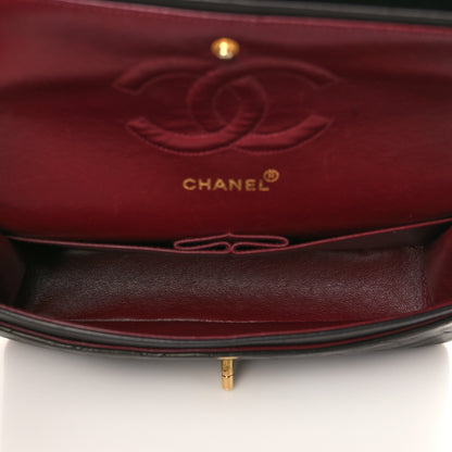 Chanel Lambskin Quilted Medium Double Flap Black 5 of 9