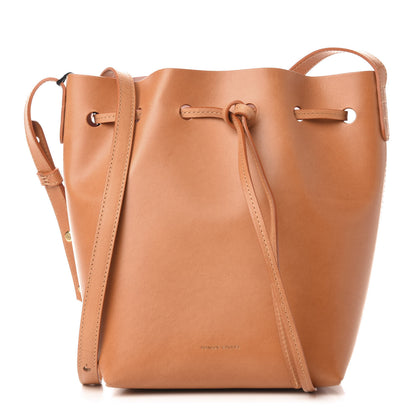 Mansur Gavriel Calfskin Mini Bucket Bag Cammello Rosa 1 of 9