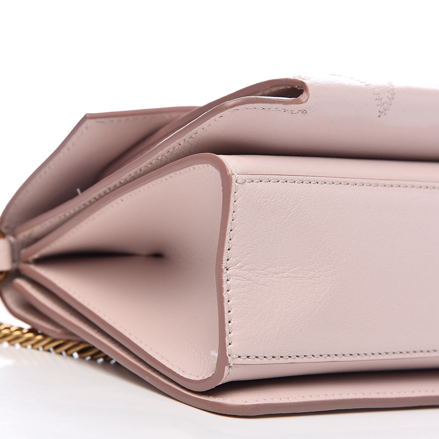 Givenchy Goatskin Quilted Small GV3 Shoulder Bag Natural 7 of 9