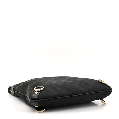 Gucci Monogram Abbey Messenger Bag Black 4 of 13