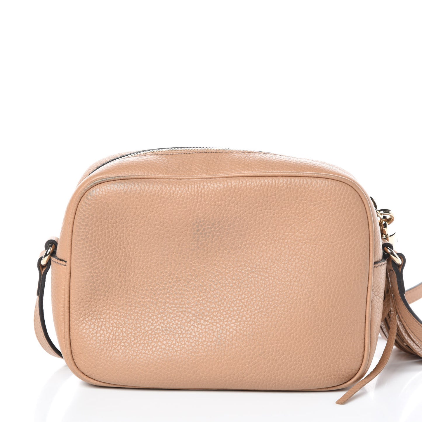 Pebbled Calfskin Small Soho Disco Bag Camelia