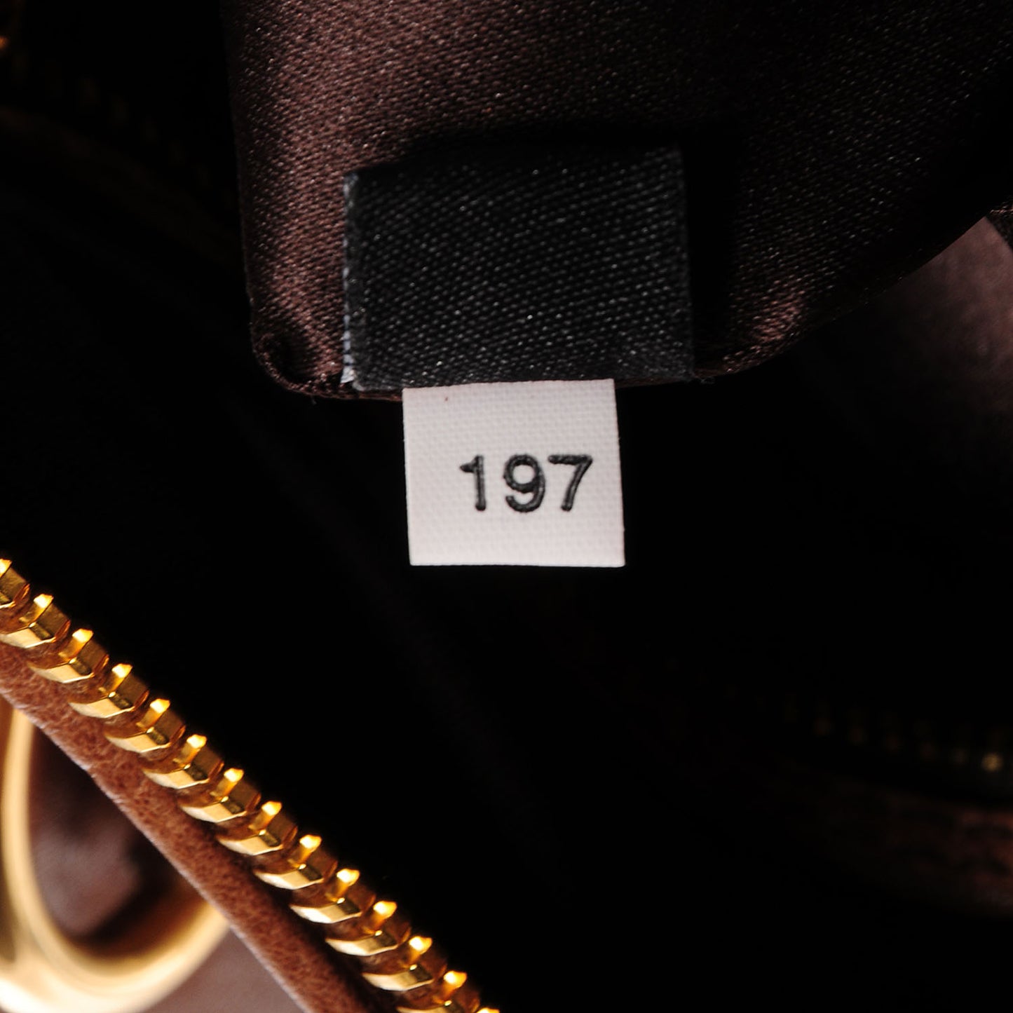 Nappa Chevron Grommet Tote