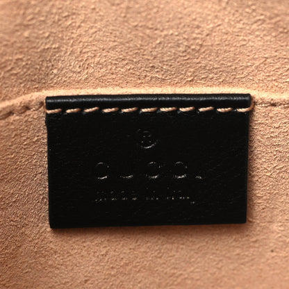 Gucci Calfskin Matelasse GG Marmont Belt Bag 85 34 Black 6 of 9