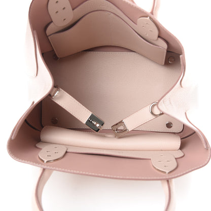 Christian Dior Supple Grained Calfskin Medium Open Bar Tote Rose Poudre 5 of 10