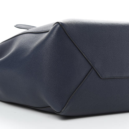 Celine Soft Grained Calfskin Small Belt Cabas Phantom Dark Blue 9 of 11