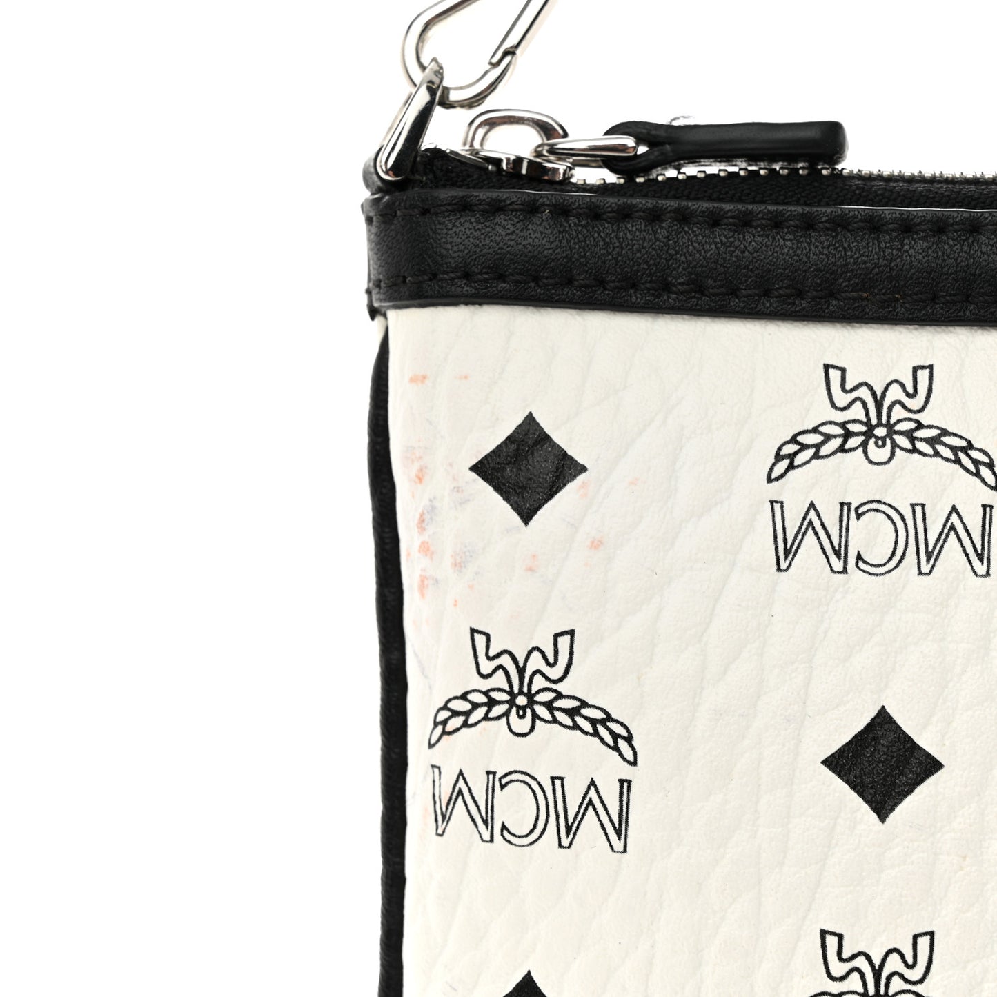 Visetos Liz Shopper Tote Pouch White Black