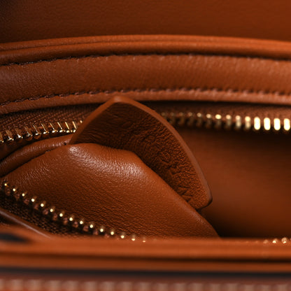Celine Calfskin Triomphe Canvas Teen Triomphe Bag Tan 7 of 9