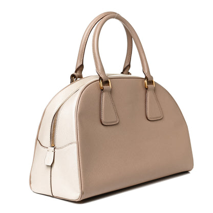 Prada Saffiano Lux Bowling Bag 2 of 9