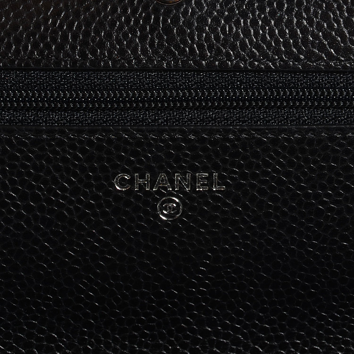 Chanel Caviar Quilted Wallet On Chain WOC Black 7 of 9