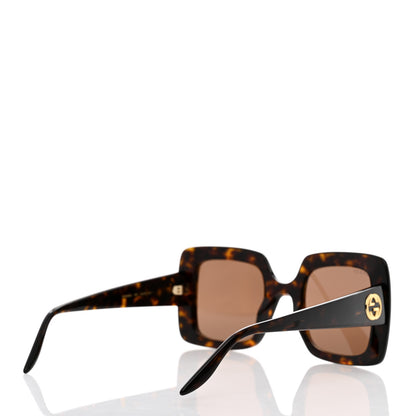 Gucci Acetate Square Frame Sunglasses GG0896S Tortoise 4 of 8