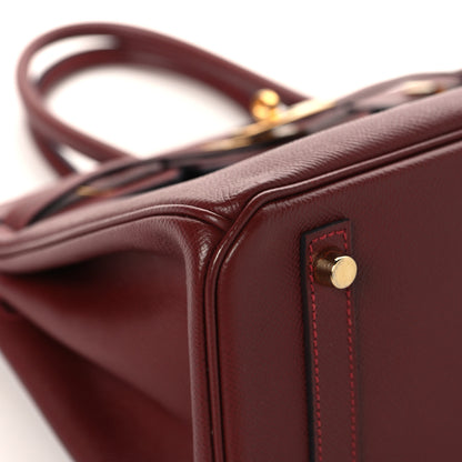Hermes Epsom Birkin 30 Rouge H 9 of 14