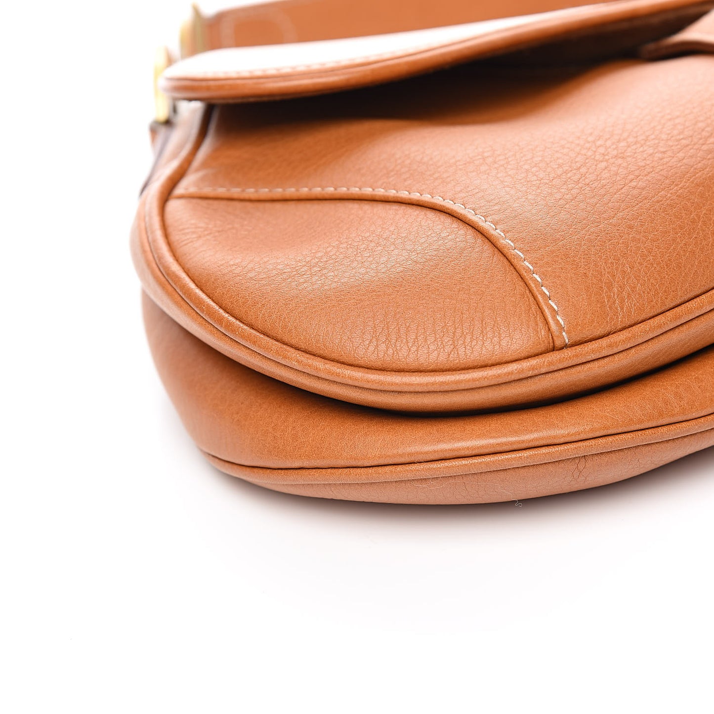 Calfskin Saddle Bag Tan