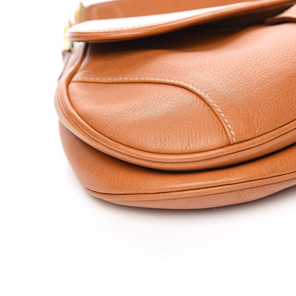 Christian Dior Calfskin Saddle Bag Tan 9 of 12