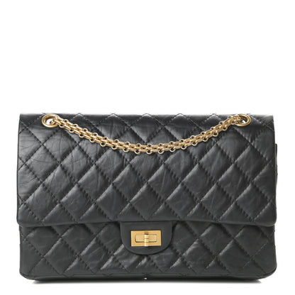 Chanel Aged Calfskin Quilted 2.55 Reissue 226 Flap Black 1 of 14