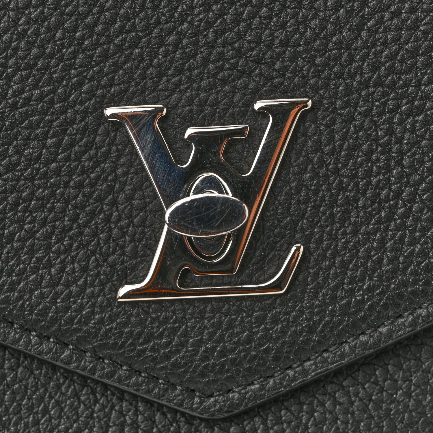 Louis Vuitton Soft Calfskin My Lockme Chain Pochette Black 11 of 12