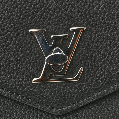 Louis Vuitton Soft Calfskin My Lockme Chain Pochette Black 11 of 12