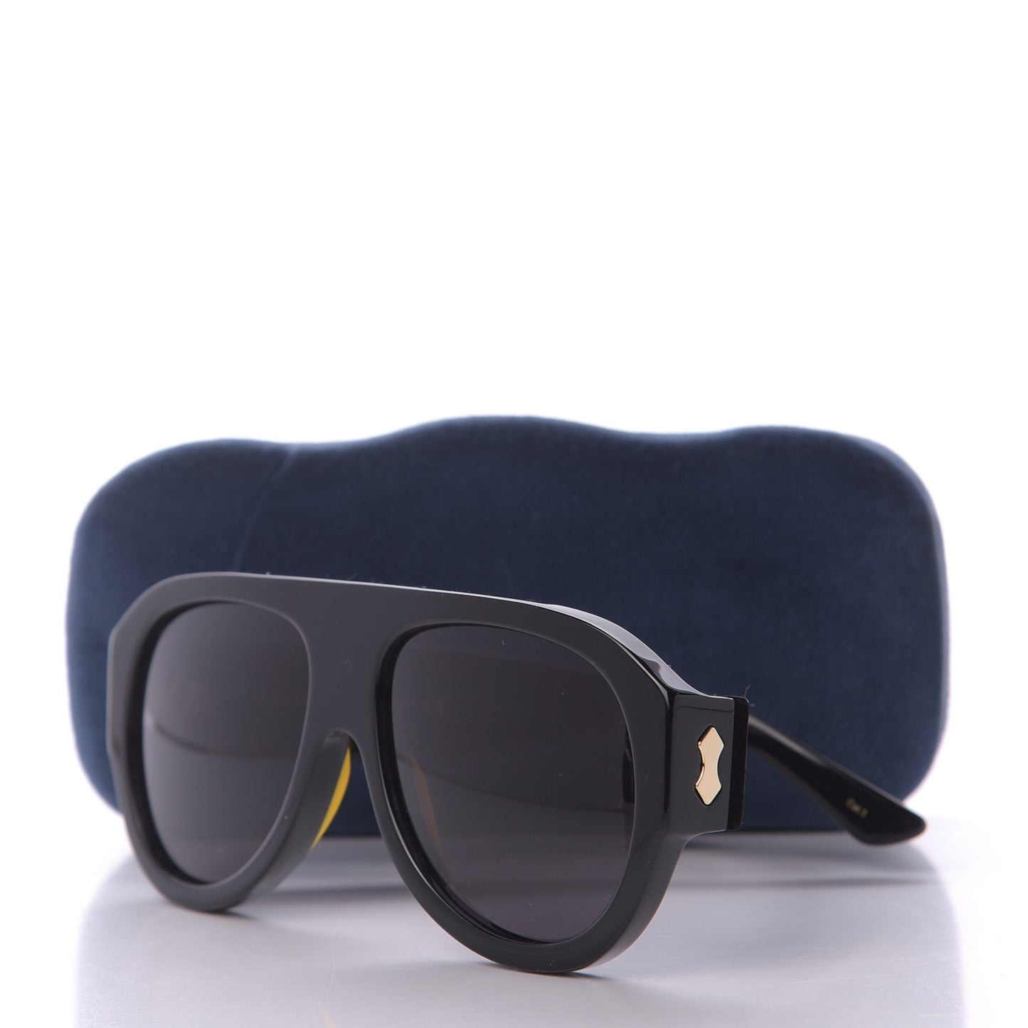 Acetate Aviator Sunglasses GG0668S Black